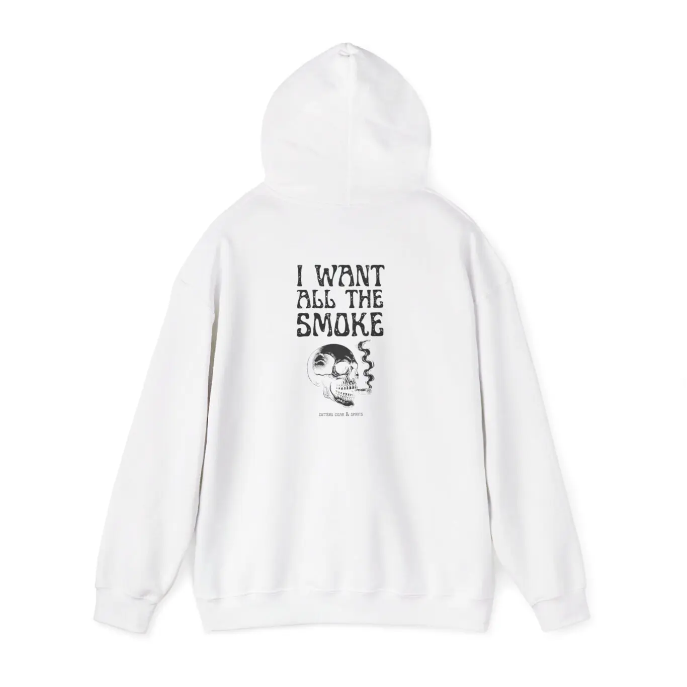I Want All the Smoke Unisex Hooded Sweatshirt - Image 4