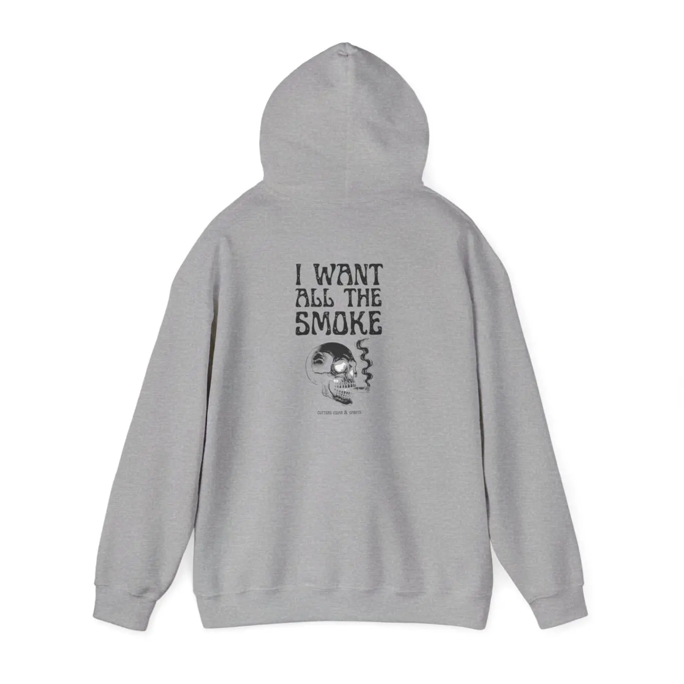 I Want All the Smoke Unisex Hooded Sweatshirt - Image 6