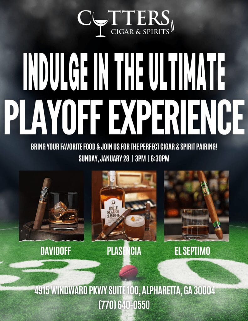 The Best Playoff Experience is at Cutters Cutters Cigars & Spirits